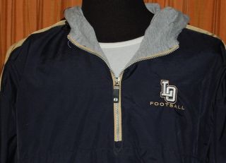 Los Osos High School Football Pullover Hooded Nylon Windbreaker Jacket