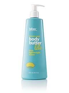 Bliss Lemon & Sage Body Butter Lite 250ml   House of Fraser