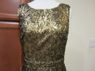 2012 $368 BCBG Max Azria Lucianna Sequined Cocktail Dress Sleeveless