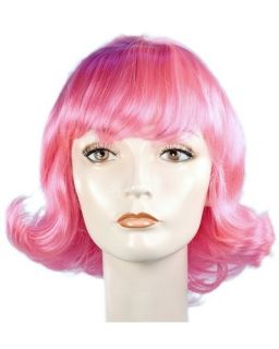 Short 60s Lucy Flip Peanuts Sixties Lacey Costume Wig