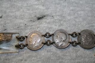 WW2 WWII US Army Air Force Army Navy Sweetheart Bracelets Pin Jewelry