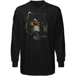 lsu tigers black blackout long sleeve t shirt turn the lights out on