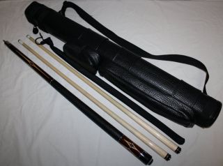 Lucasi 611 Pool Billiard Cue Two Tips with Case