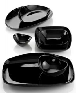 Donna Karan Lenox Serveware, Black Seven Easy Pieces Set   Casual