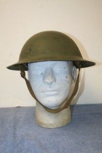 WW1 WWI British or US Army USMC Doughboy Brodie M1917 Combat Helmet