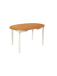 Linea Sicily extending oval kitchen table   