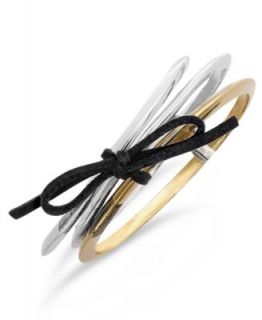 Lauren Ralph Lauren Bracelet, 14k Gold Plated Two Tone Woven Bracelet