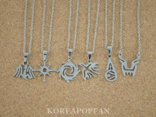 EXO K Titanium steel necklace KRIS/LUHAN/KAI/BAEKHYUN/TAO/LAY KPOP NEW