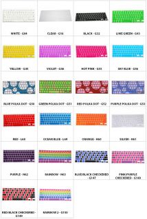 New Silicone Keyboard Skin Cover Film for Apple MacBook Pro 13 15 17