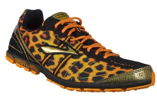 New Brooks Mach Speed Demon Womens Running Shoes Leopard Print Sz 7 1