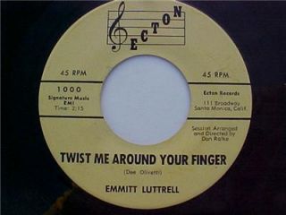 Emmitt Luttrell Twist Me Around Your Finger Unknown Obscure Teen Rock