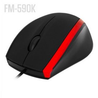 Frisby Computer PC Desktop Notebook Mac USB Optical Full Size Mouse