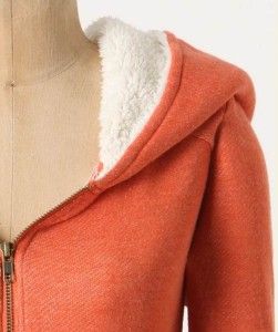 Anthropologie Madero Hoodie Size L Size Large New Cardi Sweater Sherpa