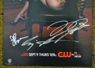 Nikita Signed Poster by Cast SDCC Comic Con Maggie Q