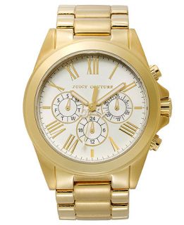 Juicy Couture Watch, Womens Stella Gold Plated Stainless Steel