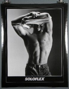 Soloflex Man Scott Madsen RARE Workout Poster C 1994