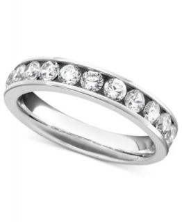 Diamond Ring, 14k White Gold Certified Diamond Band (1 ct. t.w.)