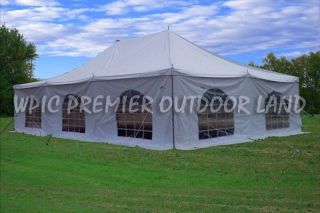 PVC Pole Tent Two Sizes Available for Choose 20x20 30x20 White