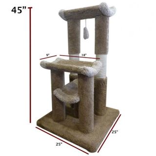 inch kitty cat jungle gym cat tree by majestic pet products is covered