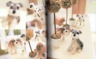 Fleece Dog Japanese Felt Craft Book