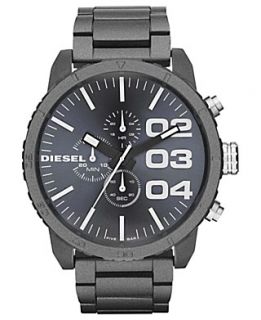 Diesel Watch, Chronograph Blue Titanium Colorcoat Finish Stainless