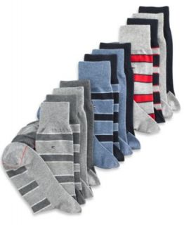 Kenneth Cole Reaction Socks, 3 Pack Marled Welt Color Stripe Socks