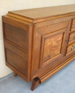 Reference # 8030  Magnificent French Antique Art Deco Sideboard