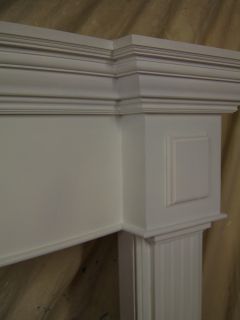 Curved Wood Fireplace Mantel Mantal Surround Mantle