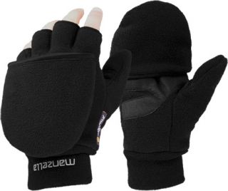 Manzella Womens Convertable Winter Mittens Gloves Cascade Black Small