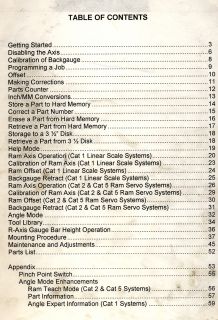 Autogauge CNC2000 Automec Operators Program Manual