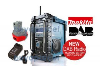 Makita Site Digital Radio BMR101 DAB Battery Charge