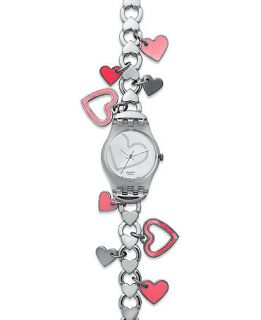 Swatch Watch, Womens Swiss Youre My Love Stainless Steel Charm