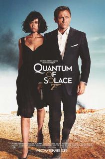 Quantum of Solace Movie Poster RARE 2 Sided Intl Orig 27x40 Daniel