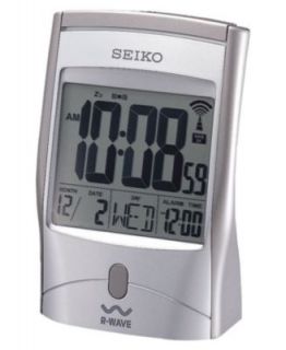 Seiko Clock, Black Digital Travel Alarm