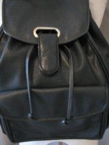 BOTTEGA VENETA Black Marco Polo Small Backpack Excellent Condition