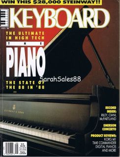 1988 Keith EMERSON, Korg M1 KEYBOARD Report, PIANO MIDI Retrofits