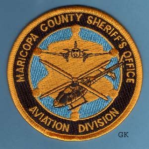 Maricopa Arizona Sheriff Aviation Division Heli Patch