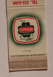 1960s Matchbook Track Turf Motel RT 73 Maple Shade NJ