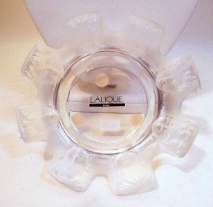 Lalique Saint Nicolas Ashtray Crystal Dish with Cherubs