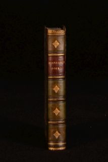 1835 The Poetical Works of Mark Akenside with Biography Frontispiece