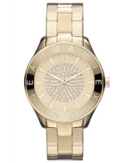 Armani Exchange Watch, Womens Yellow Gold Ion Plated Stainless