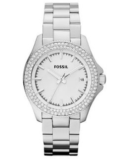 Fossil Watch, Womens Retro Traveler Stainless Steel Bracelet 36mm