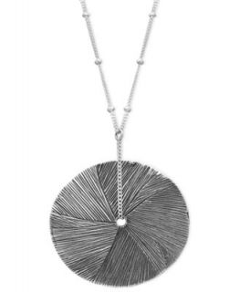 Giani Bernini Sterling Silver Necklace, Triple Strand Lariat
