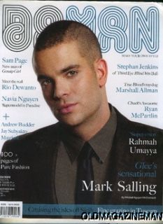 Daman Magazin Mark Salling Puck Glee October 2010 Ryan Mcpartlin