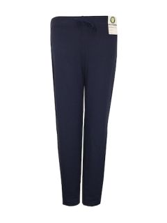 Womens Marks and Spencer Cotton Rich Navy Jogging Trousers Loungewear
