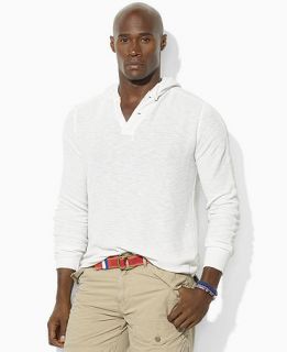 Polo Ralph Lauren Big and Tall Shirt, Hooded Pullover Shirt   Mens