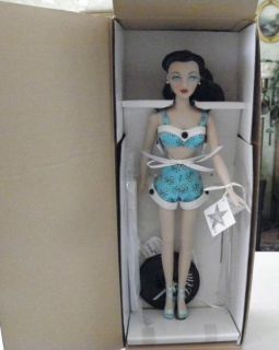 Gene Marshall Collection Doll Mel Odom 16 Wearing Blue 50s Short Set
