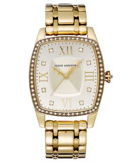 Juicy Couture Watch, Womens Beau Gold tone Stainless Steel Bracelet