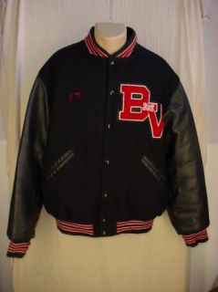 Scott Thomas Baseball Varsity Letterman Jacket BV Vintage Size XL Long