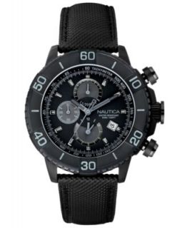 Nautica Watch, Mens Black Resin Strap N16509G   All Watches   Jewelry